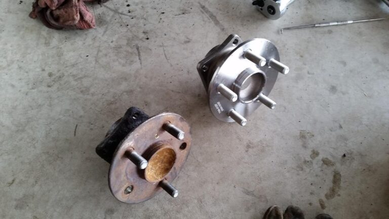 Rear bearing assemblies from a 2004 Toyota Corolla.
