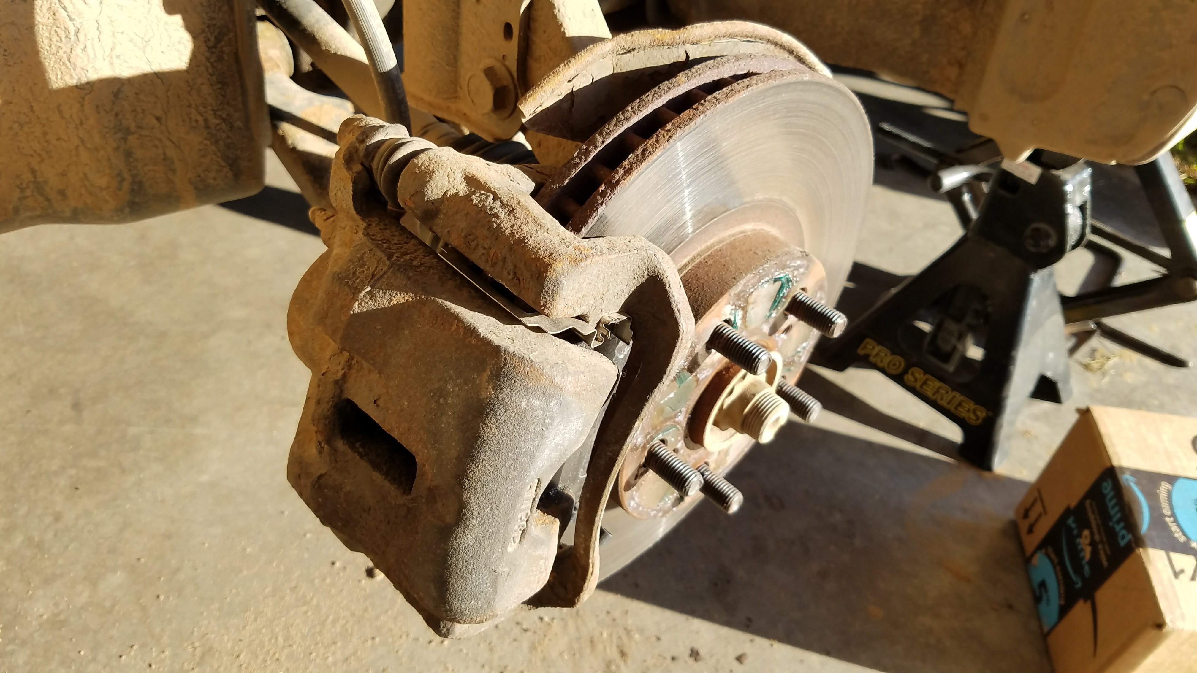 Toyota Corolla front brakes