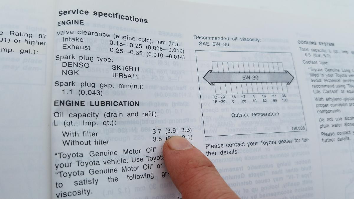 12-toyota-corolla-2004-oil-quantity-specifications-manual