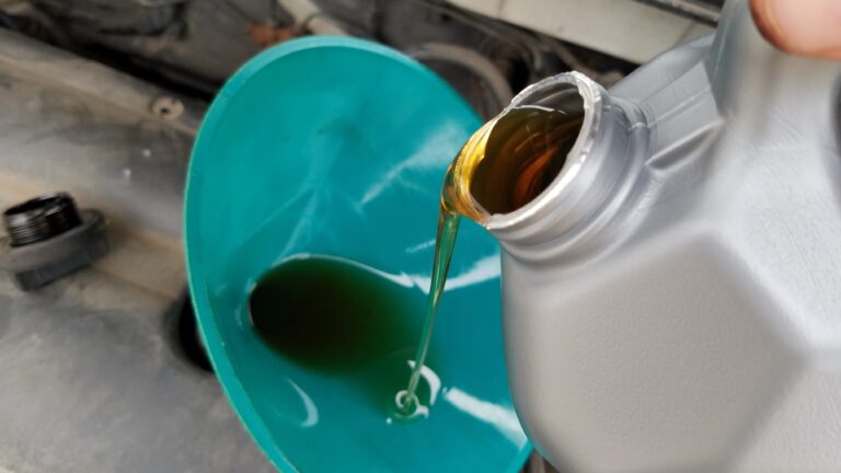 Adding Oil to Vehicle