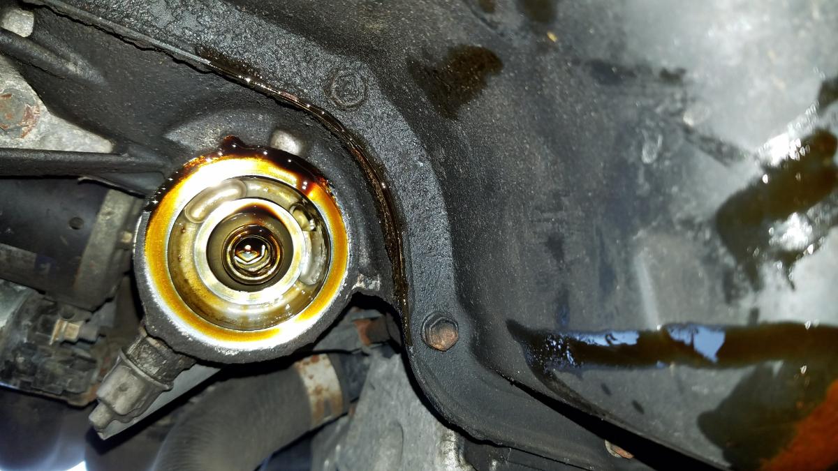9b-toyota-corolla-removed-oil-filter
