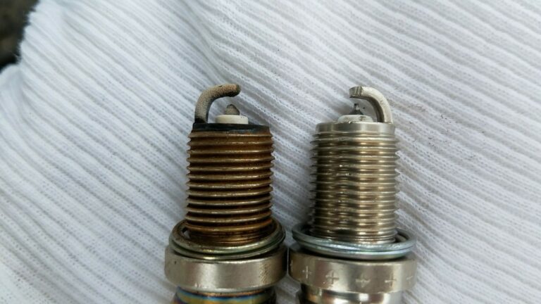 Honda Accord Spark Plugs old vs new