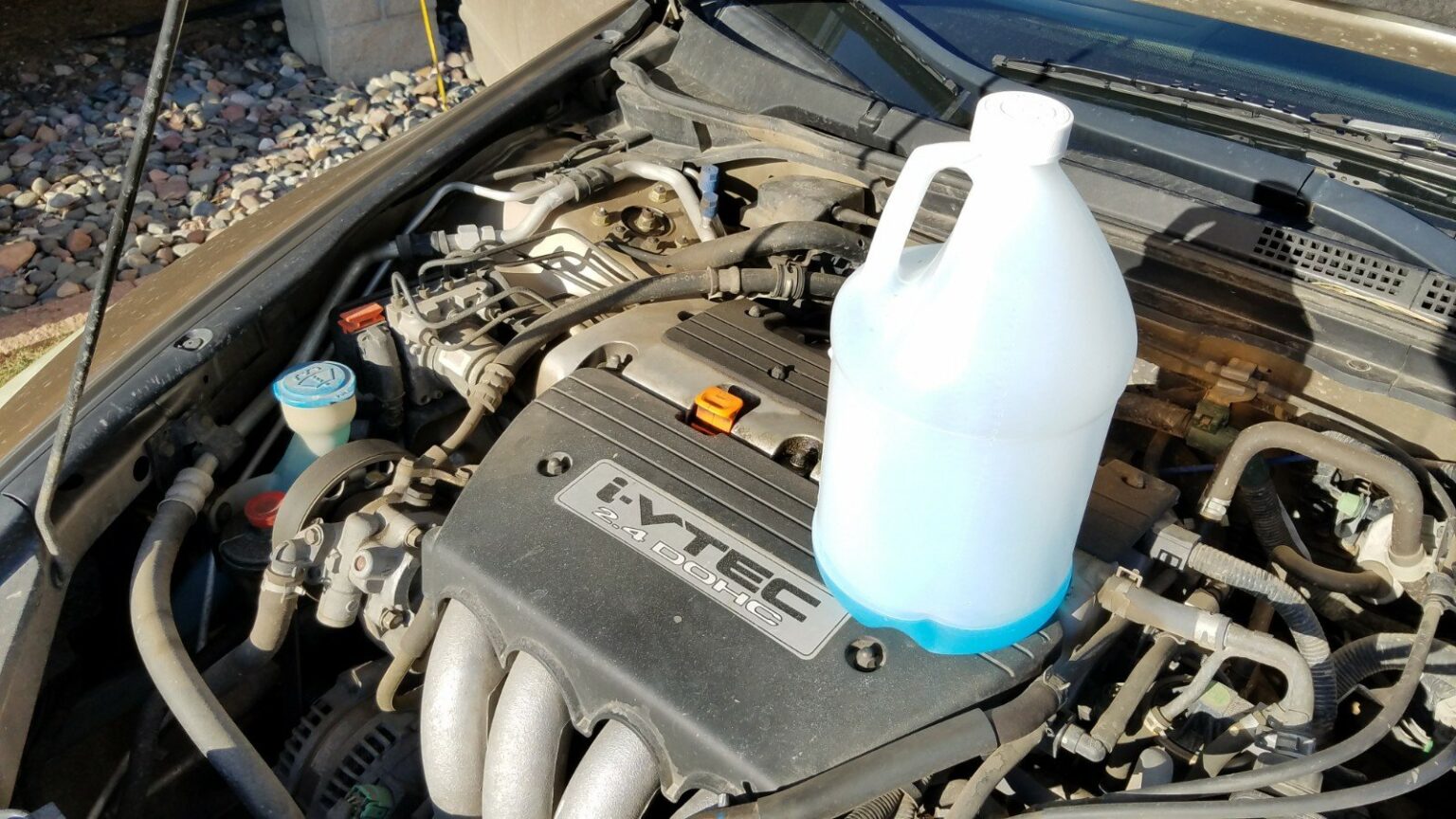 How to Add Windshield Washer Fluid – Honda Accord – Practical Mechanic