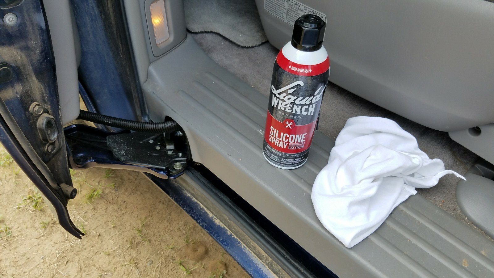 How to Lubricate the Sliding Door on a Van Practical Mechanic