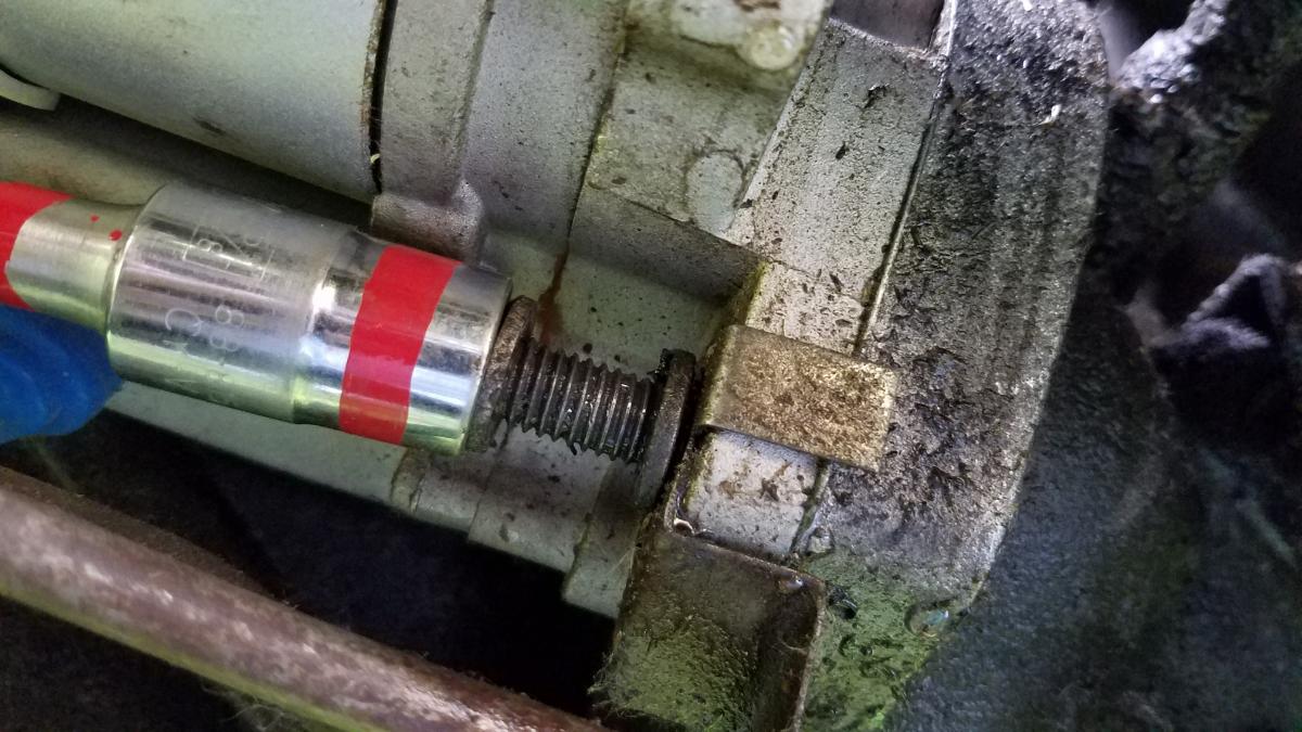 006-starter-bolt-removal