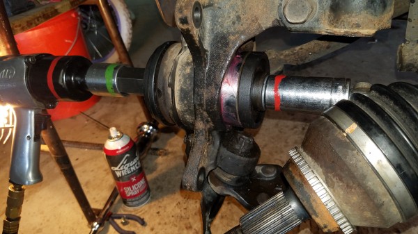 bearing pushing tool toyota Sienna bearing replacement