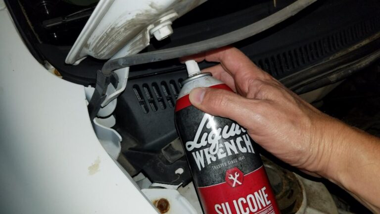 lubricate hood latch