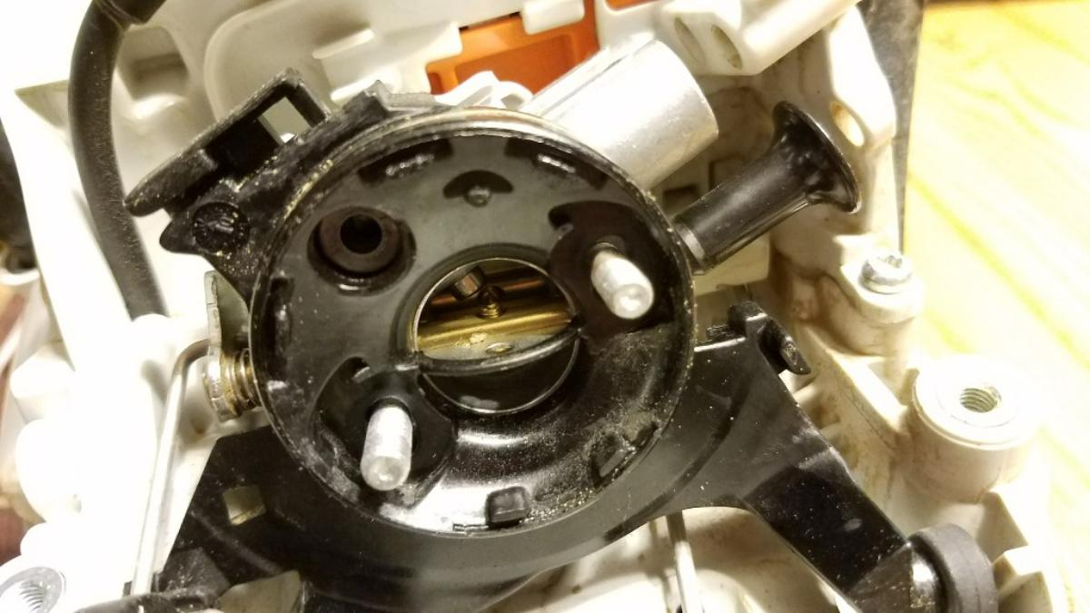 air intake Disassembled MS291 Chainsaw Stihl