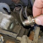PCV Valve being inserted