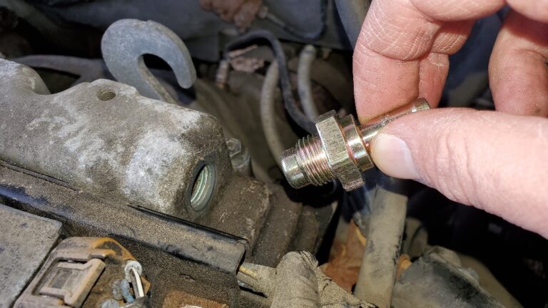 PCV Valve being inserted