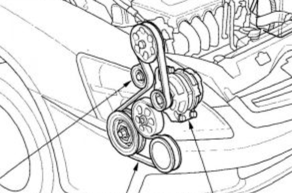Serpentine Belt Routing Diagram 2004 Honda Accord 4-cylinder