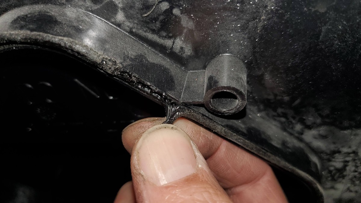 26-remove-old-sealant--Gas-Furnace-Inducer-Fan