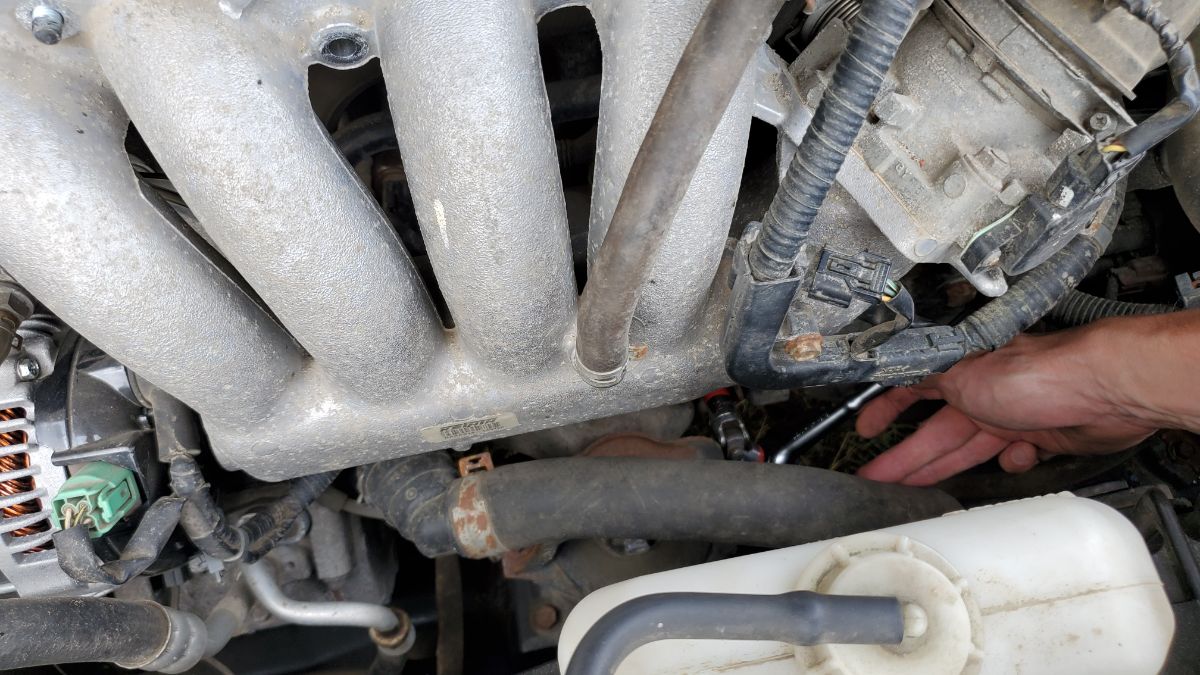 Remove lower mounting bracket accord