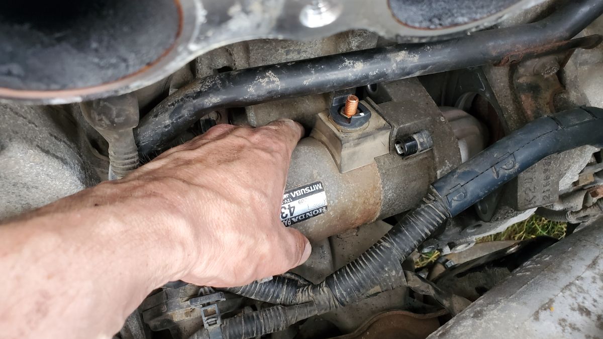Old Starter removal Honda Accord