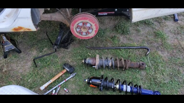 How to Replace Rear Struts – Toyota Corolla 2004
