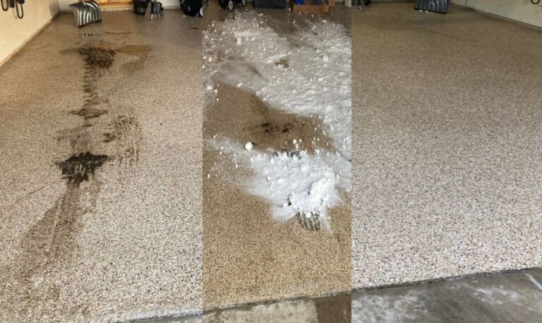 Garage Floor Cleaning Hack