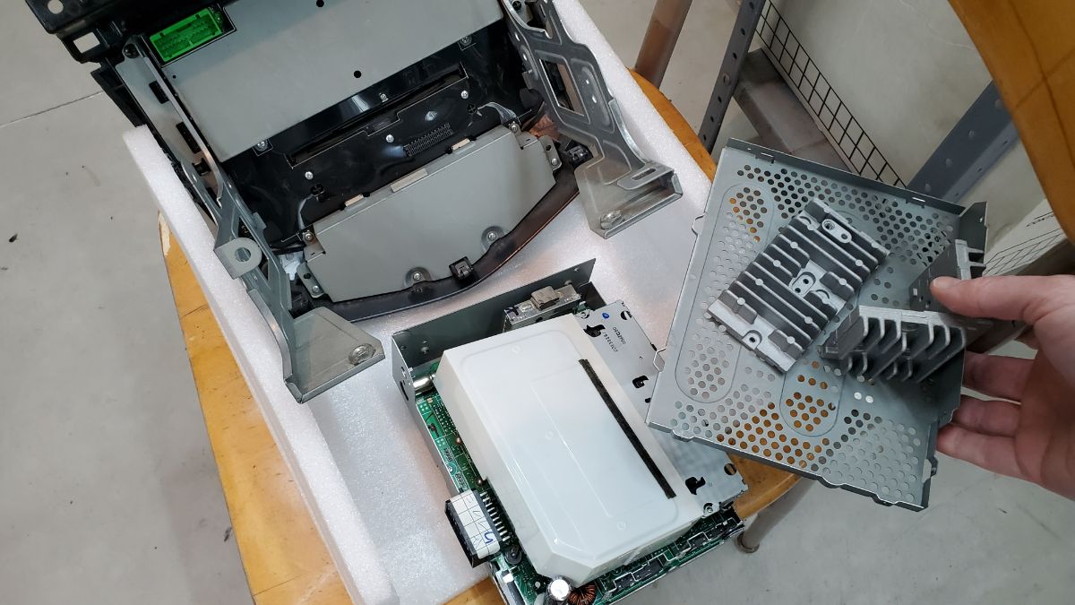 car stereo remove heat sinks Honda accord