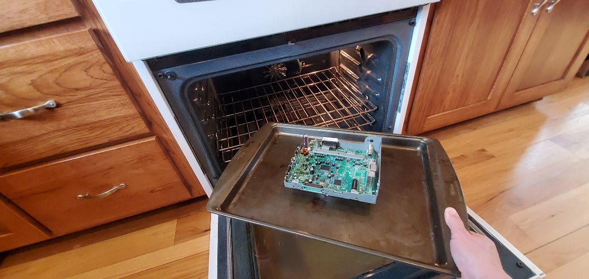 baking a car radio