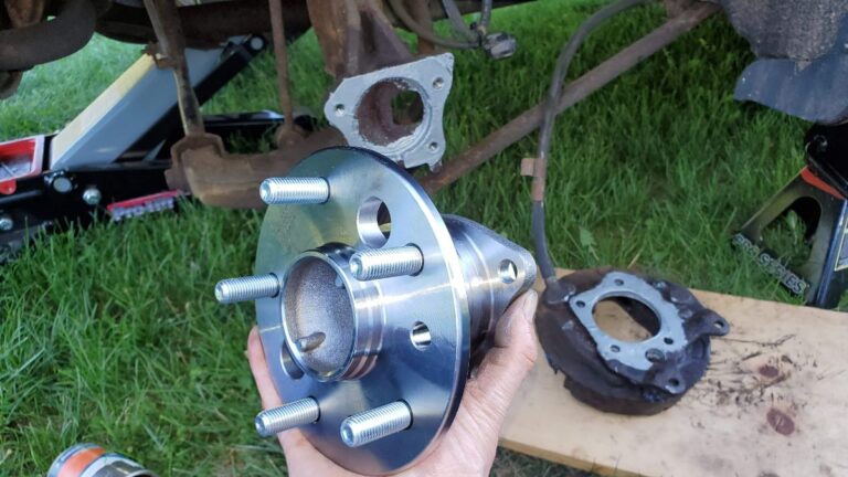 New Hub assembly installation on a 2002 Lexus ES300 same as Toyota Camry