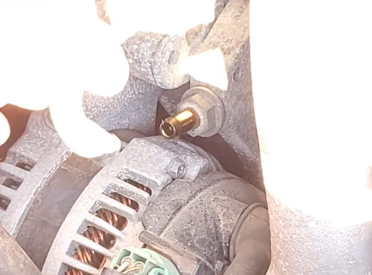 PCV Valve hose removed