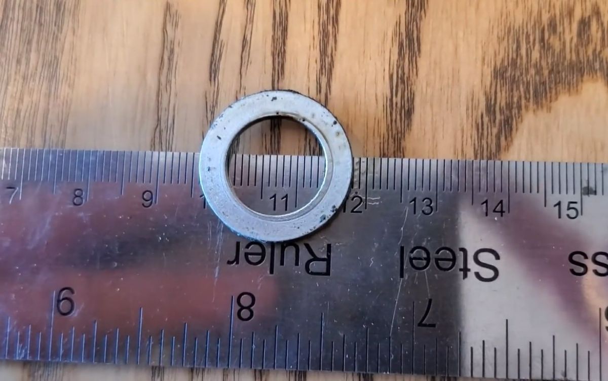 crush washer for a PCV valve