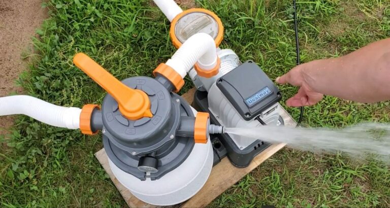 Pump on Backwash Bestway
